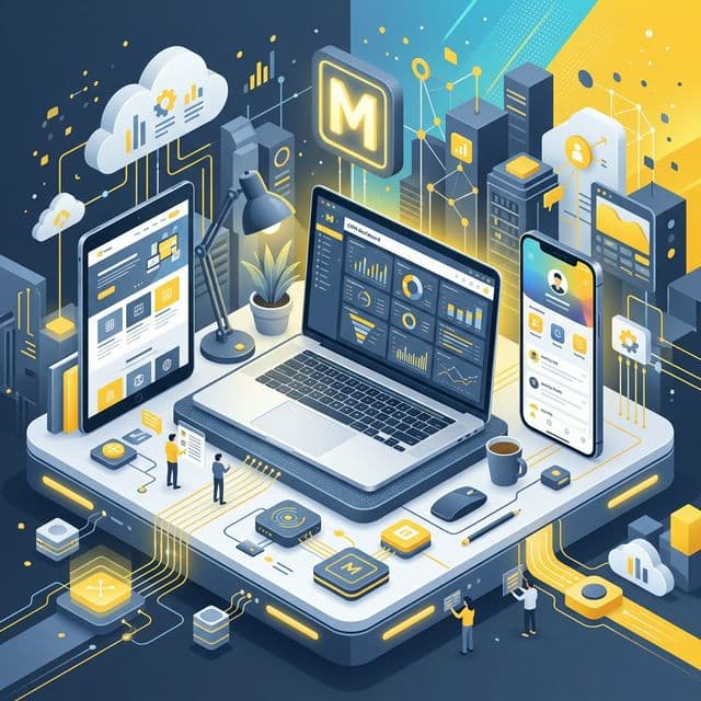 Digital Solutions Illustration